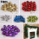 Christmas Hanging Balls Purple 24 Pieces 3