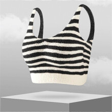 (L, balck) Reversible Warm Velvet Thermal Underwear Bustier Cups One Piece Bustier Sleep Bra