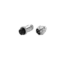 GX20 5 Pin Aviation Plug Socket Metal Connector, Durable Threaded Design for Secure Power Connection (1PCS)