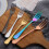 Cake Fruit compatiblek Dinner Salad Tableware Stainless Steel compatiblek(Black) 5