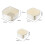 Kitchen Double Layer Drainage Basket Vegetable And Fruit Storage Rack, Milky White Small 3