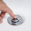 005 Washbasin Bouncing Core Push-type Deodorant Drain Plug,Silver Gray 2
