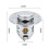 005 Washbasin Bouncing Core Push-type Deodorant Drain Plug,Silver Gray 3