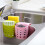 TM15016 Saddle Drain Basket, Kitchen Sink Sponge Storage Drain Rack (Blue) 6