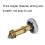 005 Washbasin Bouncing Core Push-type Deodorant Drain Plug,Silver Gray 5