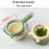 Household Soymilk Strainer Kitchen Juicer Residue Filter(Green) 4