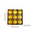 Christmas tree ball ornament gold 60mm 2