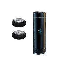 (2 cutter head, black) Aweshave Trimmer,Aweshave Dapper,The Dapper Premium Body Trimmer for Balls Body