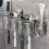 Bathroom Toothbrush Organizer Household Multifunctional Storage Rack, Single Cup Transparent 2