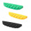 Leaf Shape Makeup Brush Drying Rack Wall-mounted Self-adhesive Bathroom Toothbrush Storage Rack(Yellow) 3