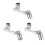 Faucet Robot Arm Universal Extender 1080 Degree Lifting Aerator,Single Outlet 2
