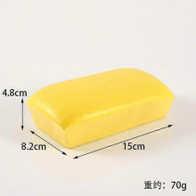 (rectangular, yellow) Sticky Bread Squishy,Sticky Toast Squishy,Toast Sliced Bread Stress Toy