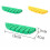 Leaf Shape Makeup Brush Drying Rack Wall-mounted Self-adhesive Bathroom Toothbrush Storage Rack(Yellow) 4