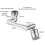 Faucet Robot Arm Universal Extender 1080 Degree Lifting Aerator,Single Outlet 3