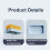 4pcs /Pack Multifunctional High Elastic Mesh Anti-slip Drain Foaming Soap Box(Sky Blue) 4