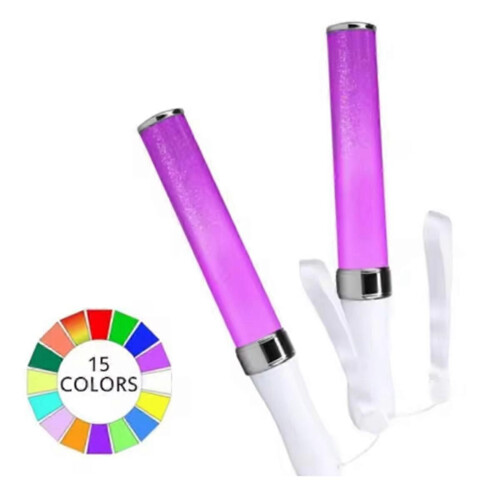 3W15 Έγχρωμο LED με Αλλαγή Χρώματος, Φωτιστικό Στικ με Μπατα 2