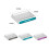 Double-Layer Drain Soap Box Bathroom Without Percompatibleation Wall-Mounted Creative Drain Rack(Transparent Gray) 2