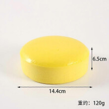 (orbicular, yellow) Sticky Bread Squishy,Sticky Toast Squishy,Toast Sliced Bread Stress Toy