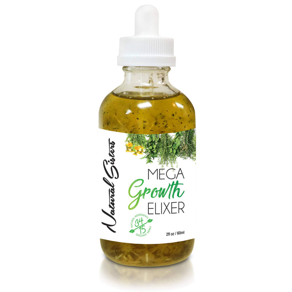 Organic Hair Growth Oil for Thinning Hair with Herbal Scalp Treatment and Botanical Nourishment 4oz
