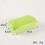 (rectangular, green) Sticky Bread Squishy,Sticky Toast Squishy,Toast Sliced Bread Stress Toy 1