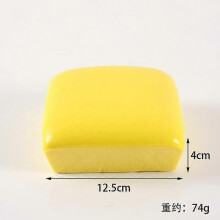 (square, yellow) Sticky Bread Squishy,Sticky Toast Squishy,Toast Sliced Bread Stress Toy