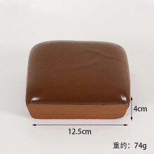 (square, coffee colour) Sticky Bread Squishy,Sticky Toast Squishy,Toast Sliced Bread Stress Toy