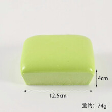 (square, green) Sticky Bread Squishy,Sticky Toast Squishy,Toast Sliced Bread Stress Toy