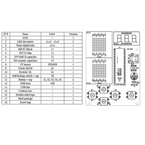 Κιτ παιχνιδιού DIY Soldering Project με 5 ρετρό κλασικά παιχνίδι 1
