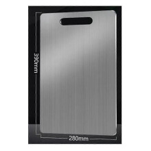 (D) 1 pcs Titanium Cutting Board Double-Sided Titanium Kitchen Chopping Board