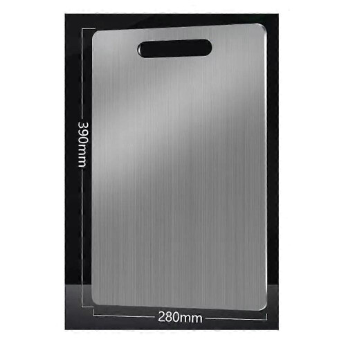 (D) 1 pcs Titanium Cutting Board Double-Sided Titanium Kitchen Chopping Board