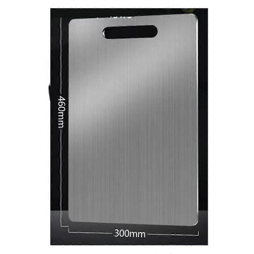 (E) 1 pcs Titanium Cutting Board Double-Sided Titanium Kitchen Chopping Board