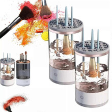 (transparent) Beauty Swirl Cosmetic Brush Cleaner, The Cozy Luna Brush Cleaner