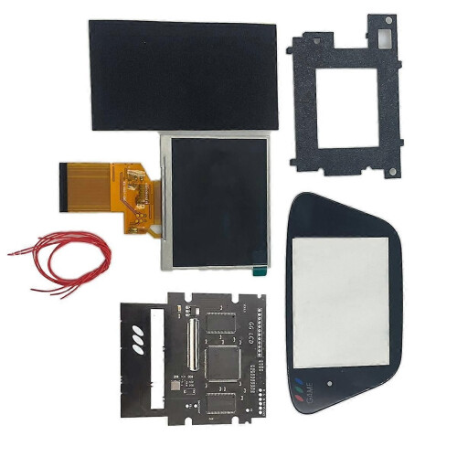 LCD Screen for Game Gear HighLit Full Display VGA Out Mod 2
