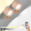 (2 pcs, light brown) Glowright Lights,Glow Right Wall Lights,Double-Sided Light,40h Maximum Discharge 1