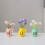 3 Stück Kühlschrankmagnete, Mini-Keramikvase mit- OMA 5