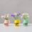 3 Stück Kühlschrankmagnete, Mini-Keramikvase mit- OMA 7