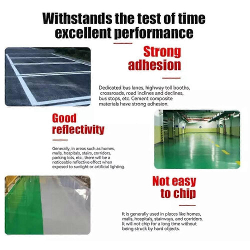 (light grey) Waterproof Water-Based Epoxy Floor Paint, Quick-Dry Anti-Slip Floor Paint 1