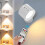 (1 pcs, white) Glowright Lights,Glow Right Wall Lights,Double-Sided Light,40h Maximum Discharge 1
