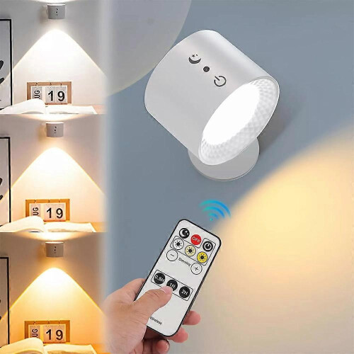 (1 pcs, white) Glowright Lights,Glow Right Wall Lights,Double-Sided Light,40h Maximum Discharge
