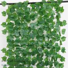 11m Long Artificial Green Ivy Leaf Vine Indoor Outdoor Use