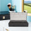 2Pièces Boîte De Rangement Plastique Noir Diviseurs Réglables 8