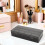 2Pièces Boîte De Rangement Plastique Noir Diviseurs Réglables 9