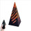(yellow) Impossible Pyramid Passthrough Sculpture,3D Pyramid Passthrough Sculpture 1