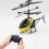 (yellow) Way Remote Control Helicopter with Light Usb Charging Fall Resistant Mini 1