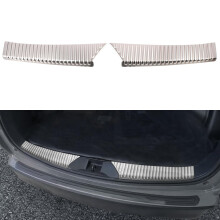 Rear Bumper Protector for Subaru Forester 20252026 Silver Stainless Trunk Sill Plate AntiScratch Trim 2pcs