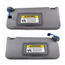 Sun Visor Replacement for Honda Accord 20082017 Gray Driver and Passenger Side Set Direct Fit Design