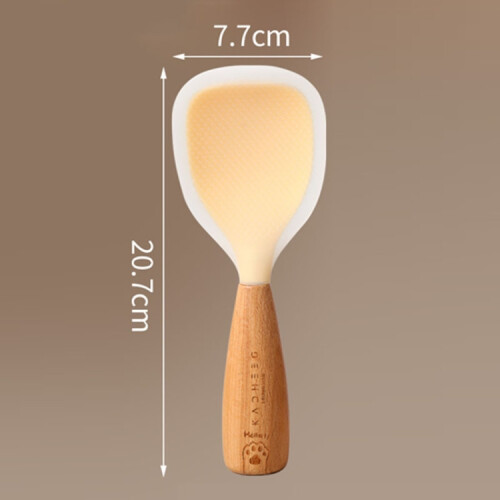 Cuillère à riz antiadhésive de qualité alimentaire (blanche) 2