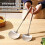 2pcs Solid Wood Long Handle Wok Spoon & Ladle Household Kitchen Shovel,Large 3