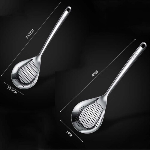 Small Household Stainless Steel Multifunctional Drainage Filter Spoon 2