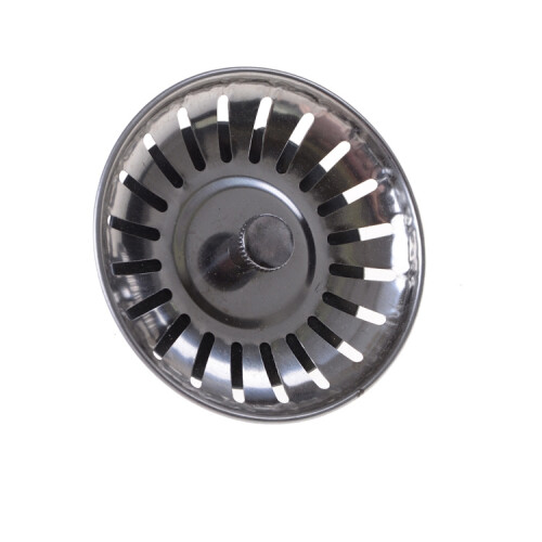 Stainless steel bathroom and kitchen sink filter cover 1
